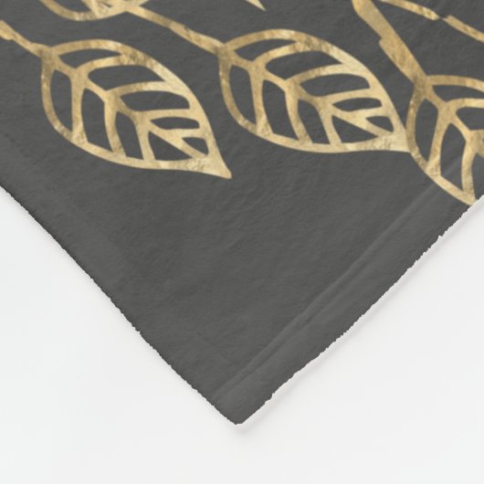 4 Foto Collage Grid Skript Fleece Blanket (Ecke)