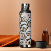 4 Foto Collage Honeycomb Alle über Muster Fotos Trinkflasche