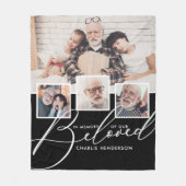 4-Foto Collage in Erinnerung an unsere geliebten Fleecedecke (Vorderseite)