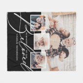 4-Foto Collage in Erinnerung an unsere geliebten Fleecedecke (Vorderseite (Horizontal))