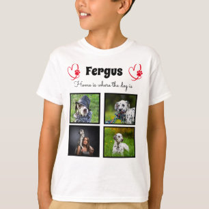 4-Foto-Collage - individuelle Erinnerung für Junge T-Shirt