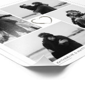 4 Foto Collage Jubiläum Foto Erweiterung (Ecke)