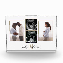 4 Foto Collage Monogram Erstmaternity