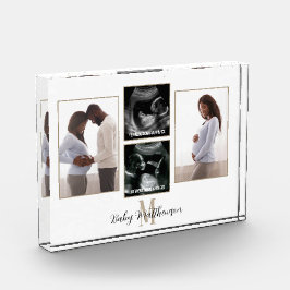 4 Foto Collage Monogram Erstmaternity