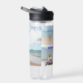 4 Foto Collage Monogram Oahu Hawaii Trinkflasche (Rechts)