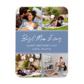 4 Foto Collage Muttertagsgeschenk Magnet (Vertikal)