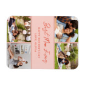 4 Foto Collage Muttertagsgeschenk Magnet (Horizontal)