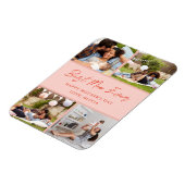 4 Foto Collage Muttertagsgeschenk Magnet (Linke Seite)