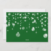 4 Foto Collage Personalisiert Urlaub Feiertagskarte (Rückseite)