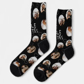 4 Foto Collage Sole Mates (lustiges Soul) Socken (Linkes Detail)