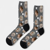4 Foto-Collage Vorlage Mach dein eigenes Spaß Socken (Linkes Detail)