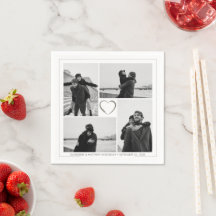 4 Foto Collage Wedding Brautparty