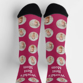 4 Foto Collage Weltbeste Mutter Socken (Oben)