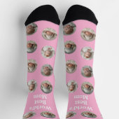 4 Foto Collage Weltbeste Mutter Socken (Oben)