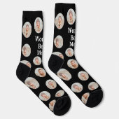 4 Foto Collage Weltbeste Mutter Socken (Rechts)
