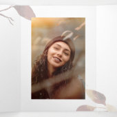 4 Foto Dreifache Abschluss-Ankündigungskarte Dreifach Gefaltete Urlaubskarte (Innenseite Mitte)