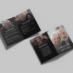 4-Foto-Feier zum Leben / Beerdigung / Gedenkfeier Programm