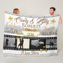4 Foto Film Star Filmrolle Silver Bokeh und Gold