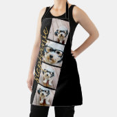 4 Foto Film Strip Collage Script Name schwarz Schürze (InSitu)