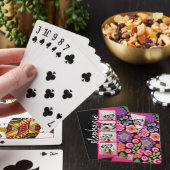 4 Foto Filmstreifen - Skriptname Funky Blume Spielkarten (In Situ)