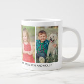 4 Foto Frohe Weihnachten Großeltern Großkind Jumbo-Tasse (Rechts)