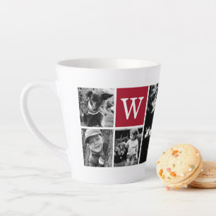4 Foto Gallerie Rotes Monogramm Milchtasse