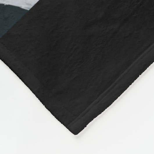 4 Foto Gallery und Monogramm Fleecedecke (Ecke)