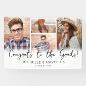 4 Foto Gemeinsame Graduierungspartei Banner (Horizontal)