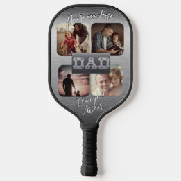 4 Foto - Glückliche Vatertag Metal sie Pickleball Schläger