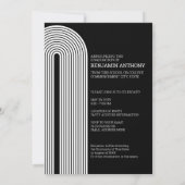 4 Foto Graduate Match School Colors - Grad Party Einladung (Rückseite)