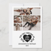 4 Foto Herbst Erste Weihnachten als Mr & Mrs. (Vorderseite)