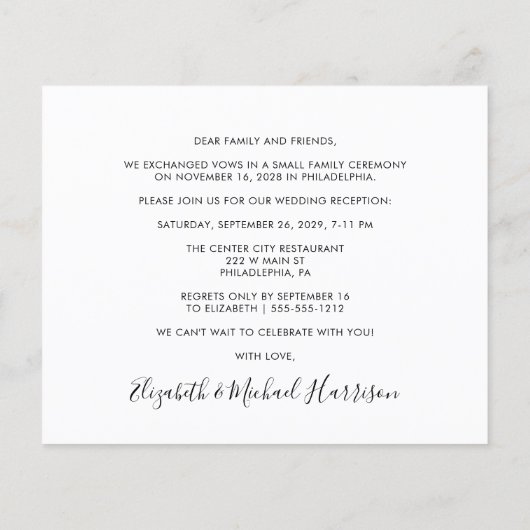 4 Foto Hochzeitsempfang (Rückseite)