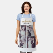 4 Foto Hochzeitskollektion Handgeschriebener Nachn Schürze (Getragen)