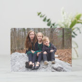 4 Foto-Karte für jeden Anlass Dankeskarte (Stehend Vorderseite)