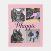 4 Foto-kundengerechte Fleece-Hundedecke Fleecedecke (Vorderseite)