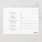 4 Foto Law School Graduation Party Einladung Pos Postkarte (Rückseite)