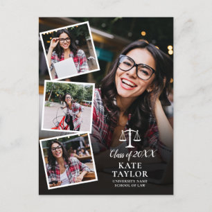 4 Foto Law School Graduation Party Einladung Postkarte