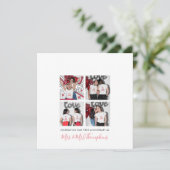 4 Foto LGBT Lesbische Liebe Ehefrau Erster Jahrest Karte (Stehend Vorderseite)