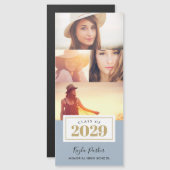 4-Foto-Magnetkarten für den Abschluss Magnetkarte (Vorne/Hinten)