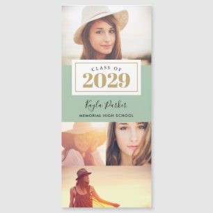 4-Foto-Magnetkarten für den Abschluss Magnetkarte