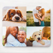 4-Foto-Maus-Pad-VorlagenCollage Edge Print Mousepad (Vorne)