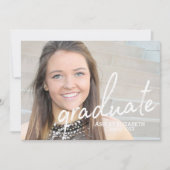 4 Foto Moderner Abschluss Foto Ankündigung (Vorderseite)