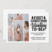 4 Foto Mommy zu Weihnachten Schwangerschaft (Vorne/Hinten)