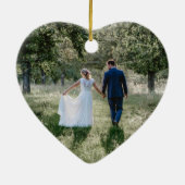 4 Foto Mr. & Mrs. 1. Keramik Ornament (Hinten)