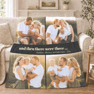 4 Foto Neue Eltern Familie Fleecedecke