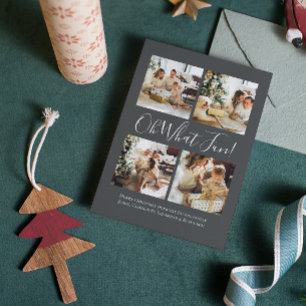 4 Foto oh Was Spaß Nordic Christmas Feiertagskarte