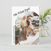 4 Foto oh Was Spaß Weihnachten (Stehend Vorderseite)