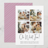 4 Foto oh Was Spaß Weihnachten Vorlage (Vorne/Hinten)