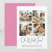 4 Foto oh Was Spaß Weihnachten Vorlage (Vorne/Hinten)