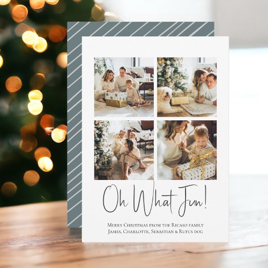 4 Foto oh Was Spaß Weihnachten Vorlage